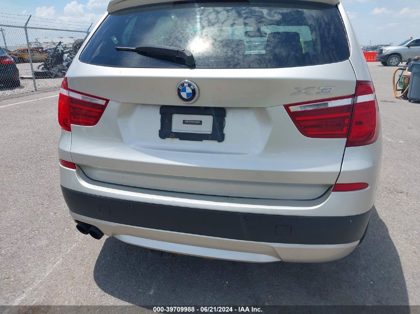 2012 BMW X3 xDrive35I VIN: 5UXWX7C55CL975214 Lot: 39709988