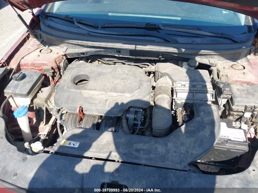 2016 Hyundai Sonata Se VIN: 5NPE24AFXGH375806 Lot: 39709993