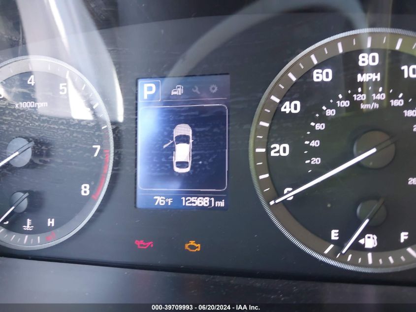 2016 Hyundai Sonata Se VIN: 5NPE24AFXGH375806 Lot: 39709993