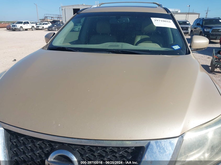 2013 Nissan Pathfinder S/Sv/Sl/Platinum VIN: 5N1AR2MN3DC641221 Lot: 39710016