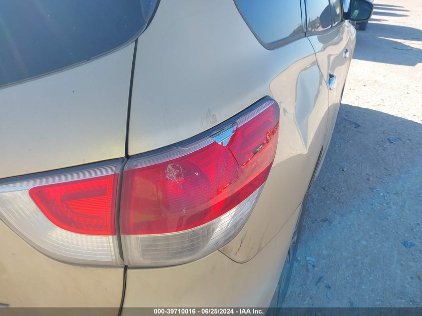 2013 Nissan Pathfinder S/Sv/Sl/Platinum VIN: 5N1AR2MN3DC641221 Lot: 39710016