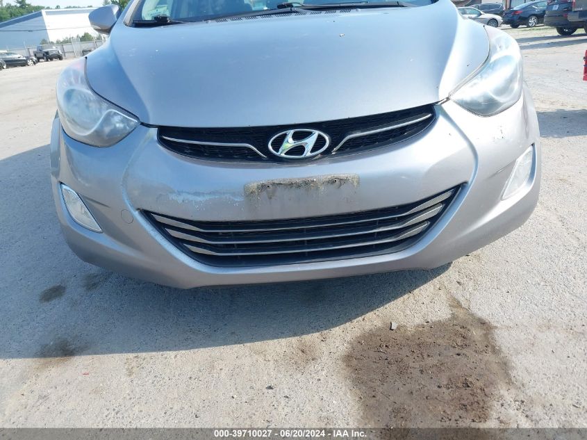 2012 Hyundai Elantra Limited (Ulsan Plant) VIN: KMHDH4AE3CU393139 Lot: 39710027