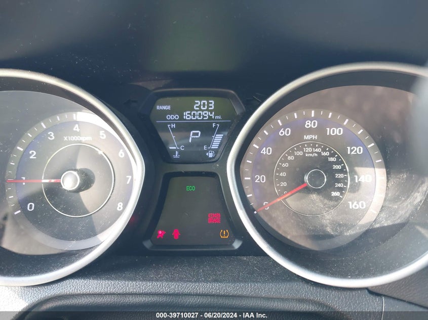 2012 Hyundai Elantra Limited (Ulsan Plant) VIN: KMHDH4AE3CU393139 Lot: 39710027