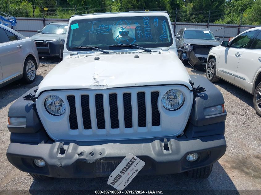 2020 Jeep Wrangler Unlimited Sport S 4X4 VIN: 1C4HJXDG3LW284810 Lot: 39710053