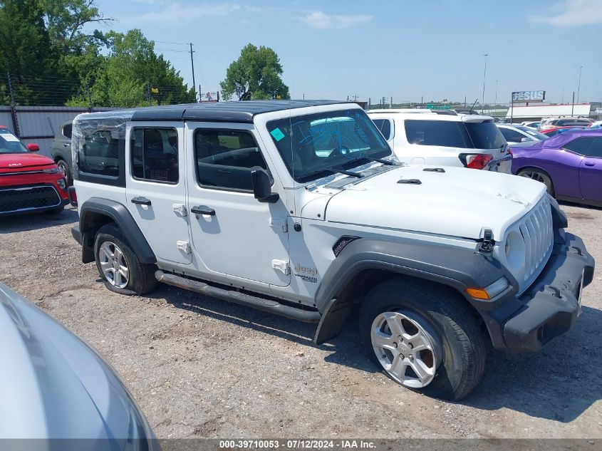 2020 Jeep Wrangler Unlimited Sport S 4X4 VIN: 1C4HJXDG3LW284810 Lot: 39710053