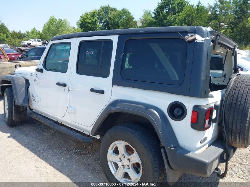 2020 Jeep Wrangler Unlimited Sport S 4X4 VIN: 1C4HJXDG3LW284810 Lot: 39710053