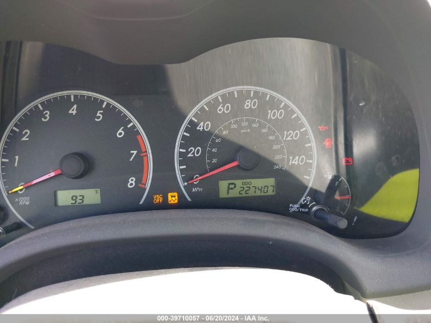 2010 Toyota Corolla Le VIN: 2T1BU4EE2AC353016 Lot: 39710057