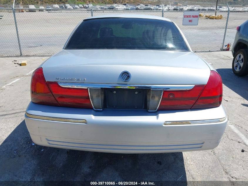 2003 Mercury Grand Marquis Ls VIN: 2MEFM75W73X647746 Lot: 39710065