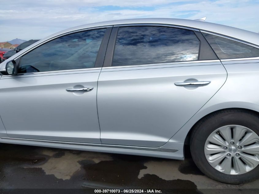 2016 Hyundai Sonata Hybrid Se VIN: KMHE24L16GA014478 Lot: 39710073