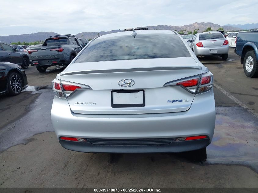 2016 Hyundai Sonata Hybrid Se VIN: KMHE24L16GA014478 Lot: 39710073