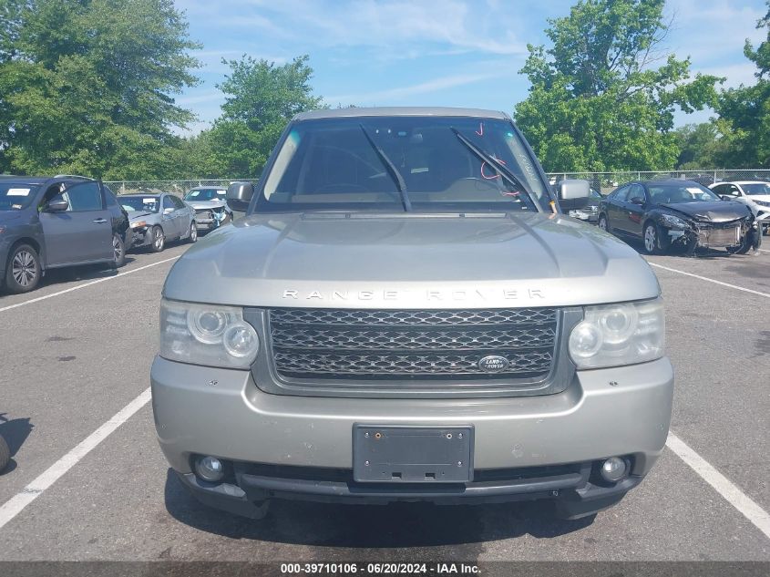 2011 Land Rover Range Rover Hse VIN: SALME1D44BA341686 Lot: 39710106