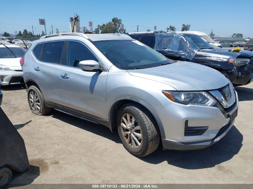 2017 Nissan Rogue Sv VIN: KNMAT2MT7HP606703 Lot: 39710133