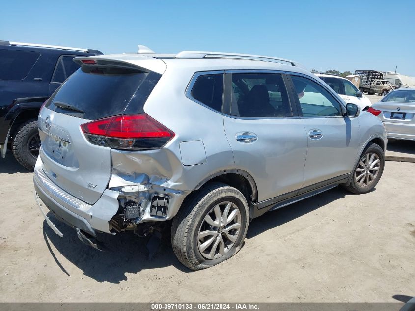 2017 Nissan Rogue Sv VIN: KNMAT2MT7HP606703 Lot: 39710133