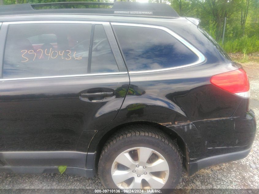 2011 Subaru Outback 2.5I Premium VIN: 4S4BRBCC4B1413287 Lot: 39710136