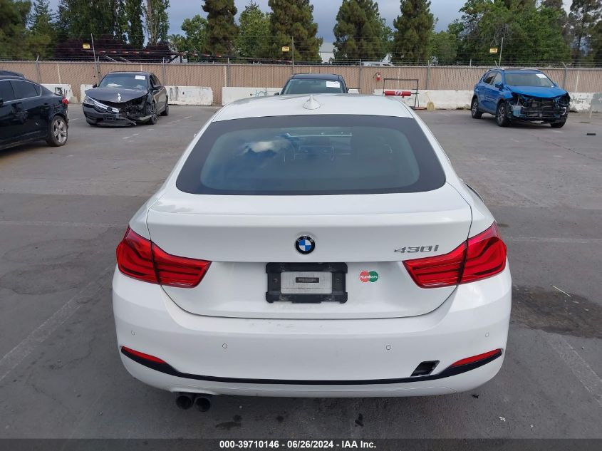 2018 BMW 430I Gran Coupe VIN: WBA4J1C55JBG80494 Lot: 39710146