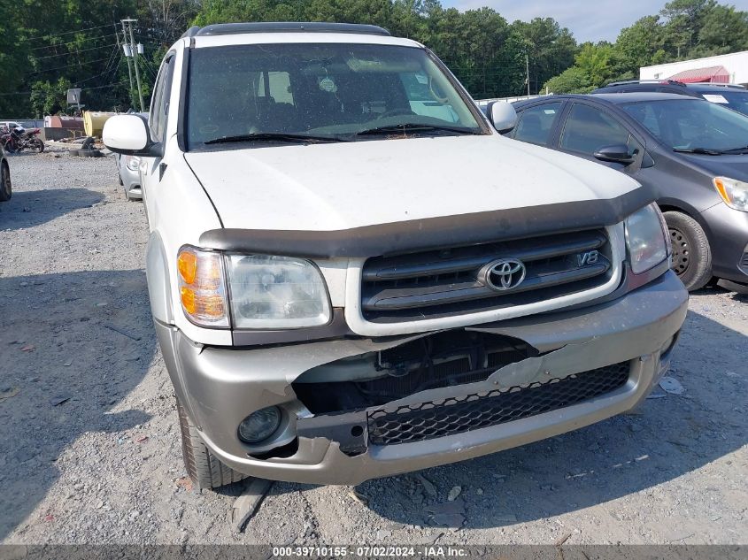 2003 Toyota Sequoia Sr5 V8 VIN: 5TDZT34A33S187111 Lot: 39710155