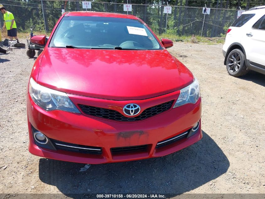 2014 Toyota Camry Se VIN: 4T1BF1FK0EU752489 Lot: 39710158