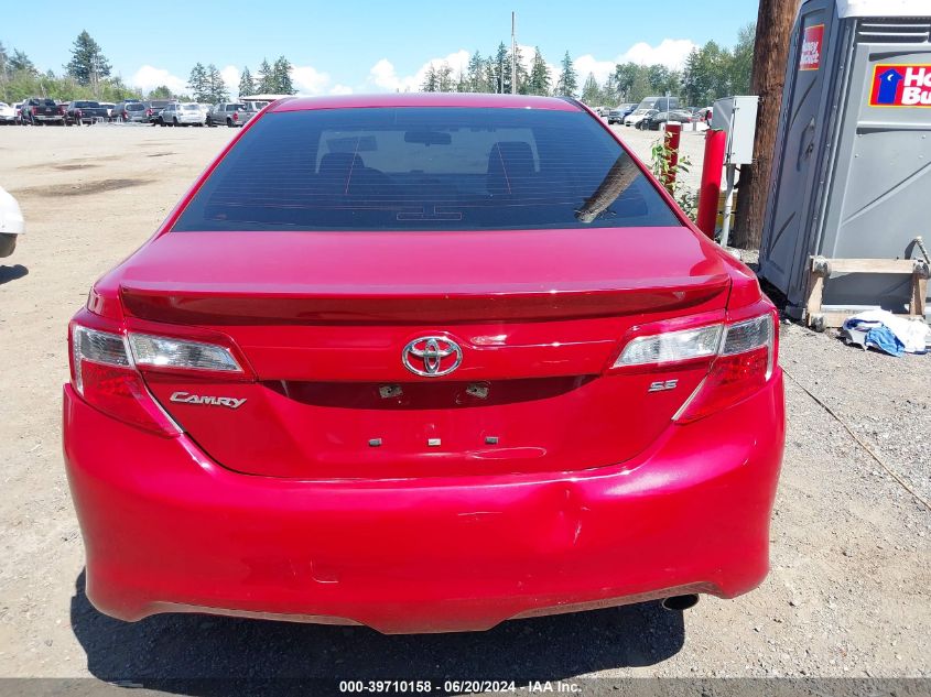 2014 Toyota Camry Se VIN: 4T1BF1FK0EU752489 Lot: 39710158