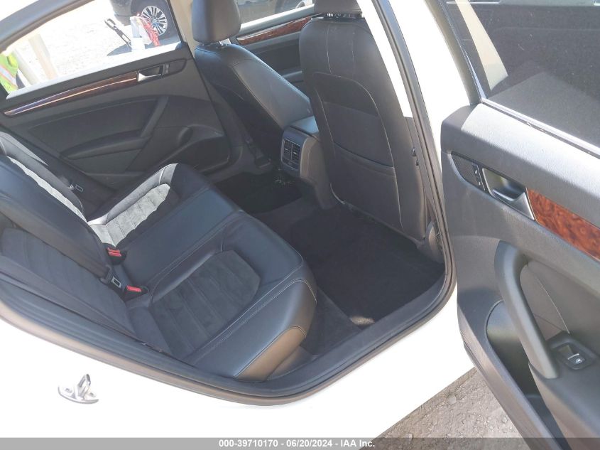 2013 Volkswagen Passat 2.0L Tdi Sel Premium VIN: 1VWCN7A37DC103398 Lot: 39710170