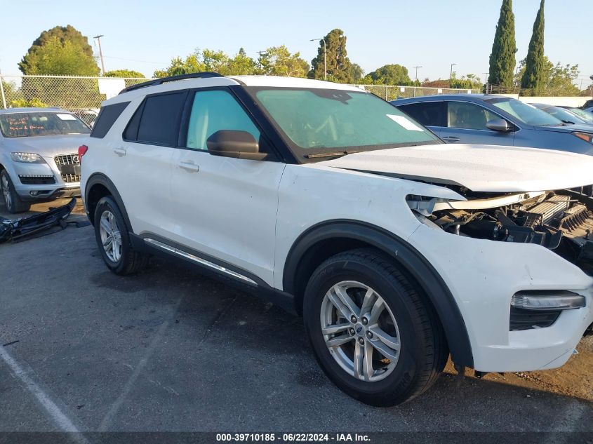 2022 Ford Explorer Xlt VIN: 1FMSK7DH9NGA45279 Lot: 39710185