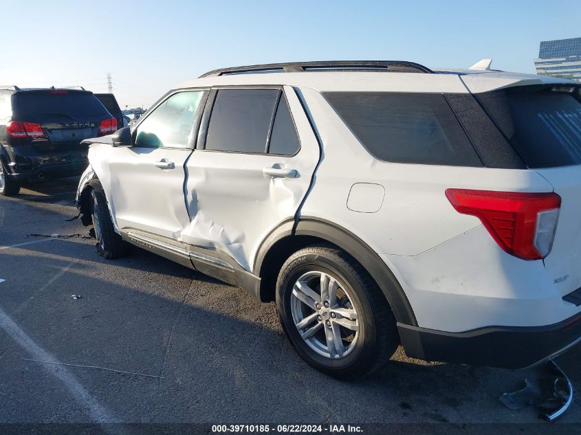 2022 Ford Explorer Xlt VIN: 1FMSK7DH9NGA45279 Lot: 39710185