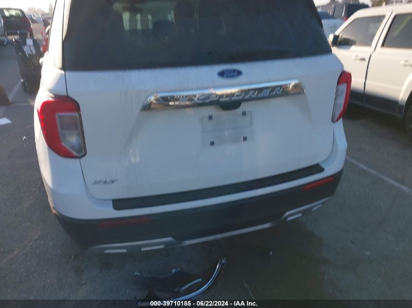 2022 Ford Explorer Xlt VIN: 1FMSK7DH9NGA45279 Lot: 39710185
