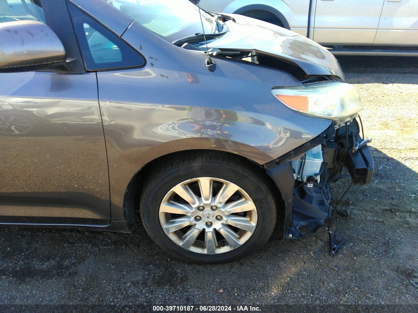 2012 Toyota Sienna Xle 7 Passenger VIN: 5TDDK3DC4CS046966 Lot: 39710187