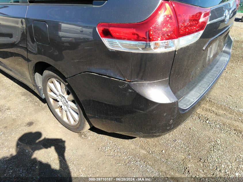 2012 Toyota Sienna Xle 7 Passenger VIN: 5TDDK3DC4CS046966 Lot: 39710187