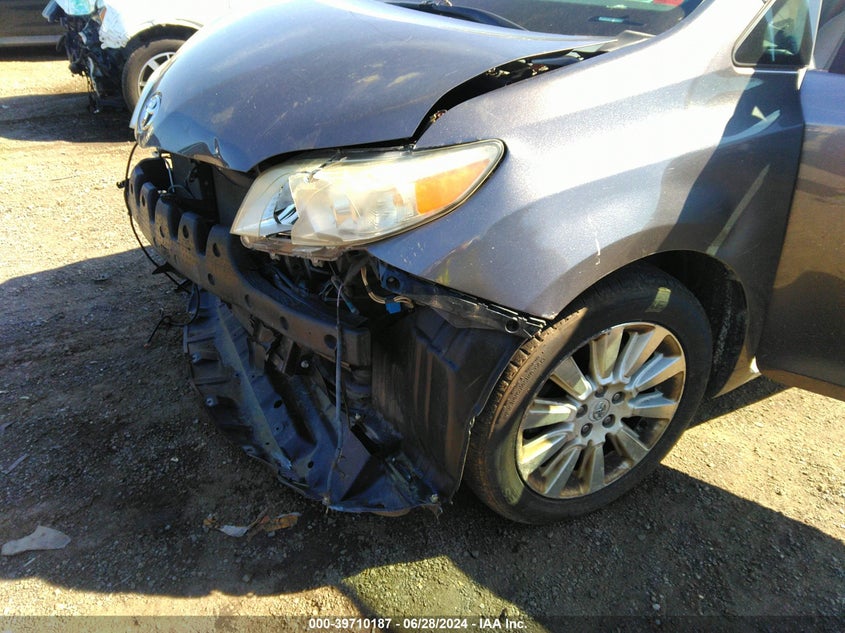 2012 Toyota Sienna Xle 7 Passenger VIN: 5TDDK3DC4CS046966 Lot: 39710187