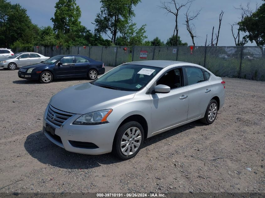 2014 Nissan Sentra Sv VIN: 3N1AB7AP3EY224477 Lot: 39710191