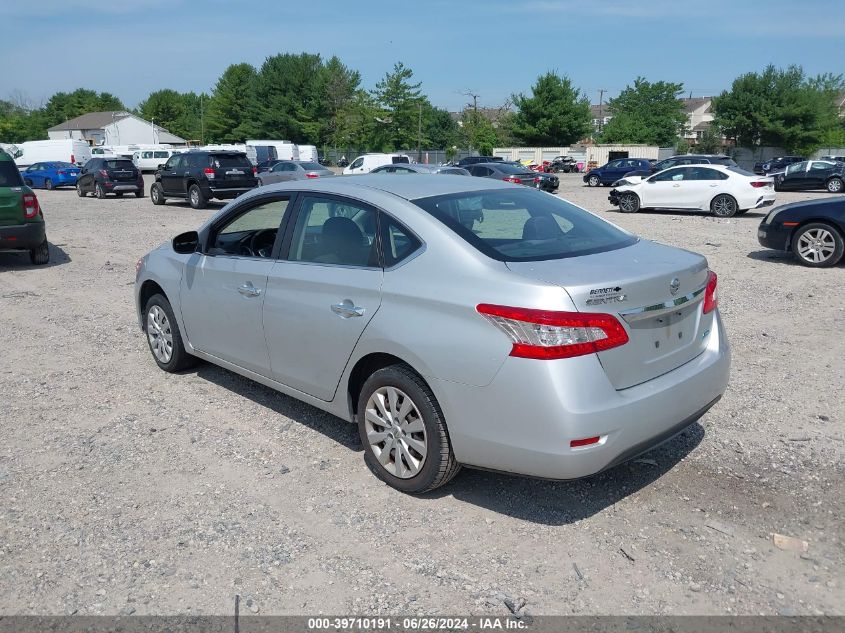 2014 Nissan Sentra Sv VIN: 3N1AB7AP3EY224477 Lot: 39710191