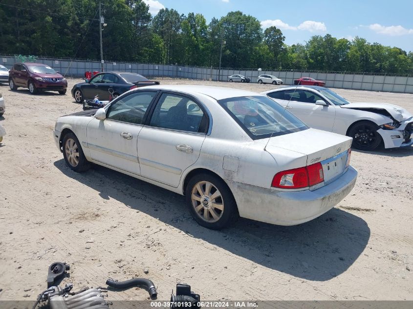 2005 Kia Optima Ex V6/Lx V6 VIN: KNAGD128255434195 Lot: 39710193