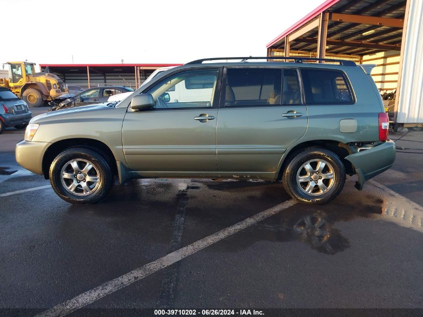 2006 Toyota Highlander Limited V6 VIN: JTEDP21A660119868 Lot: 39710202