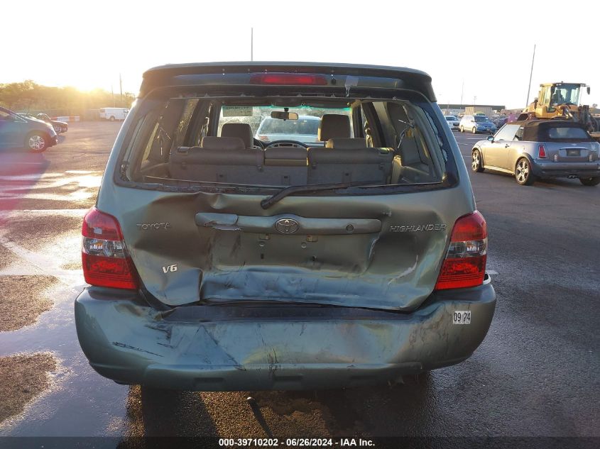 2006 Toyota Highlander Limited V6 VIN: JTEDP21A660119868 Lot: 39710202