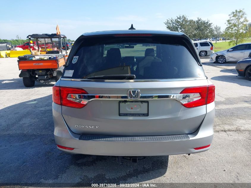 2018 Honda Odyssey Ex-L VIN: 5FNRL6H79JB018910 Lot: 39710205