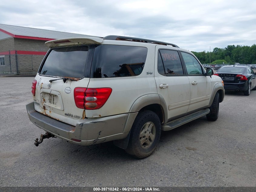 2004 Toyota Sequoia Sr5 V8 VIN: 5TDBT44A14S223354 Lot: 39710242