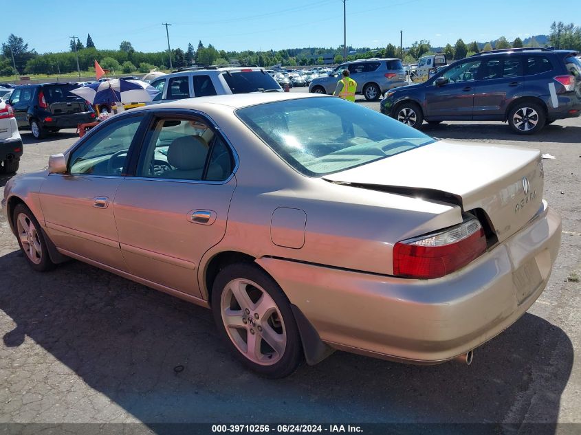 2002 Acura Tl 3.2 (A5) VIN: 19UUA566X2A058350 Lot: 39710256