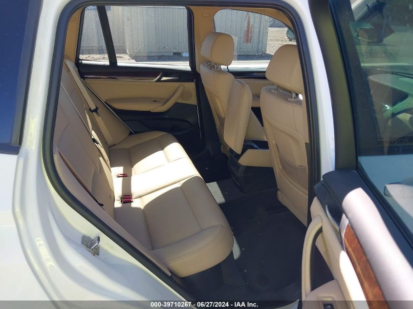 2016 BMW X3 Sdrive28I VIN: 5UXWZ7C53G0R32234 Lot: 39710267