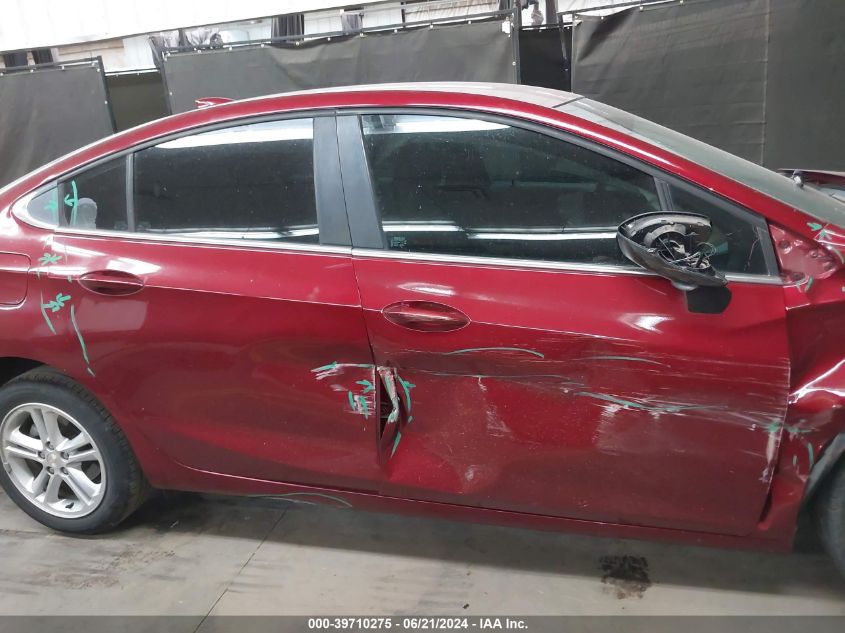 2018 Chevrolet Cruze Lt VIN: 1G1BE5SM9J7239930 Lot: 39710275