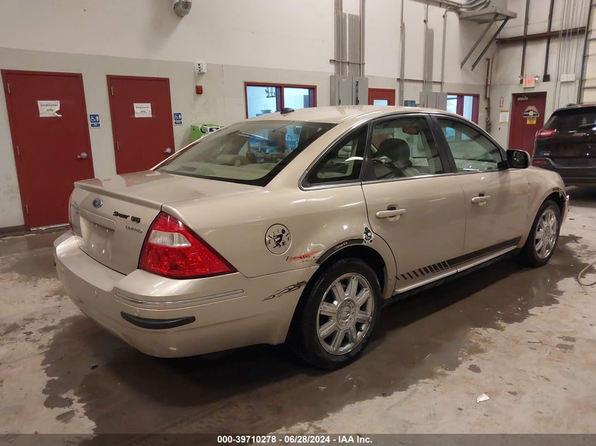 2007 Ford Five Hundred Limited VIN: 1FAHP28177G118447 Lot: 39710278