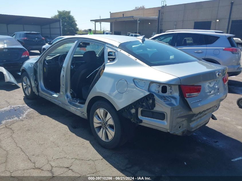 2017 Kia Optima Hybrid VIN: KNAGT4LE8H5015975 Lot: 39710286