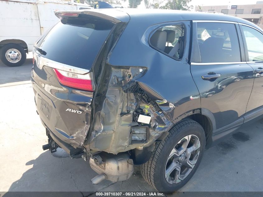 2019 Honda Cr-V Exl VIN: 5J6RW2H87KA003447 Lot: 39710307