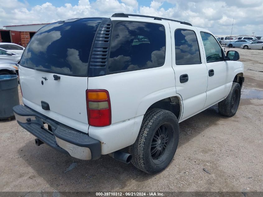 2003 Chevrolet Tahoe Ls VIN: 1GNEK13V53R300105 Lot: 39710312