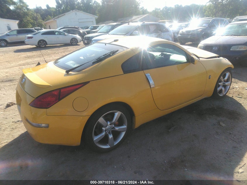 2005 Nissan 350Z Coupe VIN: JN1AZ34E05M653433 Lot: 39710318