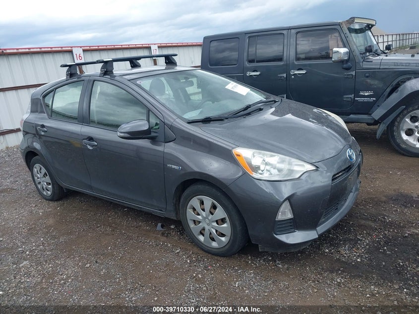 2012 Toyota Prius C Two VIN: JTDKDTB3XC1019448 Lot: 39710330