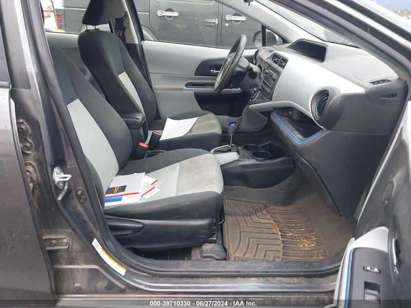 2012 Toyota Prius C Two VIN: JTDKDTB3XC1019448 Lot: 39710330