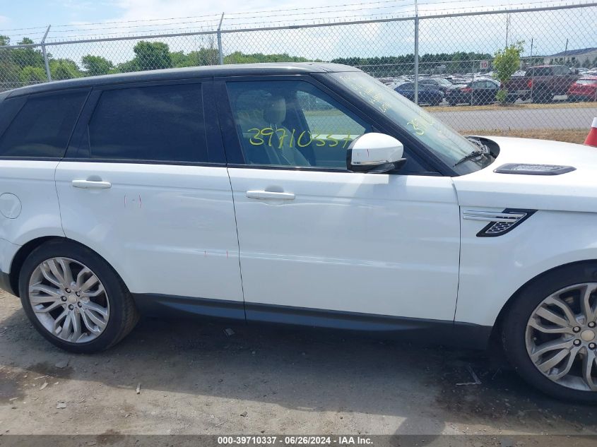 2014 Land Rover Range Rover Sport 3.0L V6 Supercharged Hse VIN: SALWR2WF9EA397371 Lot: 39710337