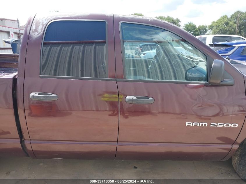 2004 Dodge Ram 2500 St/Slt VIN: 3D7KA28C84G125173 Lot: 39710350