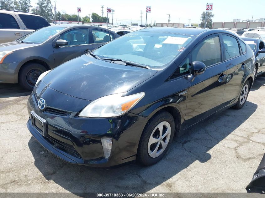 2012 Toyota Prius VIN: JTDKN3DU0C1525244 Lot: 39710353
