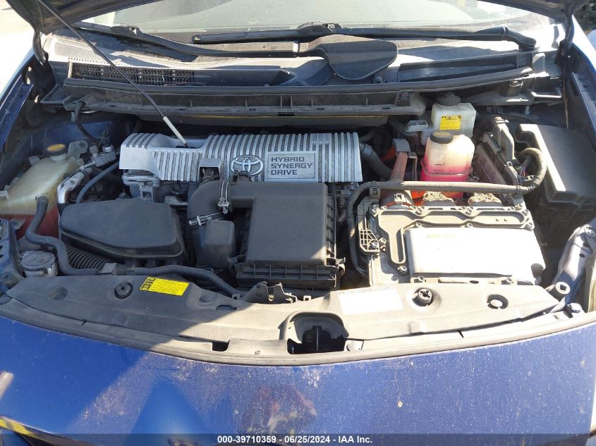 2011 Toyota Prius Two VIN: JTDKN3DU6B0259975 Lot: 39710359